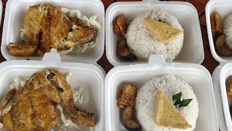 nasi ayam penyet