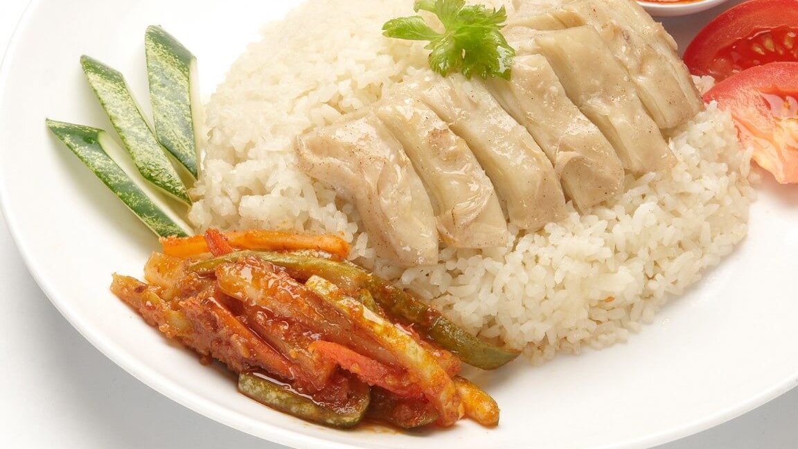 nasi ayam singapore